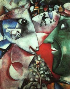 Chagall Én és a falu